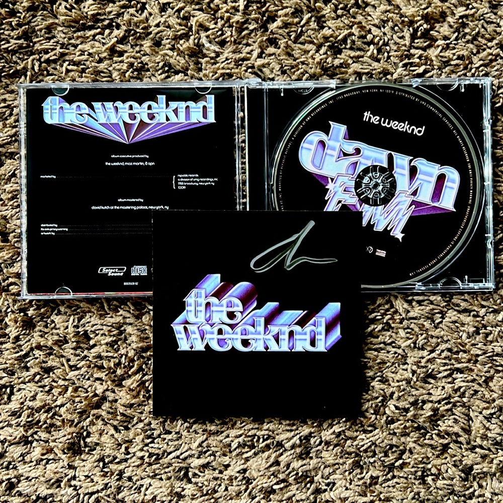 The Weeknd Signed CD